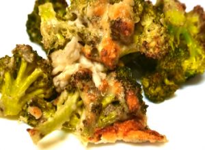 Keto Air Fryer Loaded Roasted Broccoli