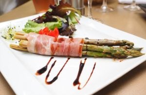 Keto Air Fryer Prosciutto-Wrapped Parmesan Asparagus