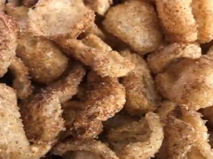 Keto Air Fryer Cinnamon Sugar Pork Rinds