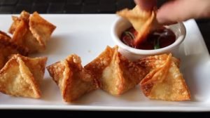 Crab Rangoon is so yummy is a must whenever you order Chinese food! Make your own with this air fryer crab Rangoon recipe.