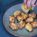 Eating 'clean' and healthy doesn't mean boring and tasteless, just check out this next recipe for a burst of flavor: vegan air fried cauliflower tots.
