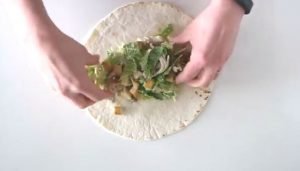 Looking for a plant based, quick and easy lunch? Check out this fantastic vegan air fried fish taco wrap that will surely blow your mind!