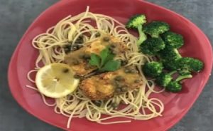Looking for a vegan lunch or dinner recipe? Then check out this delicious vegan air fried lemon tofu piccata! Guaranteed to become your new favorite dish!