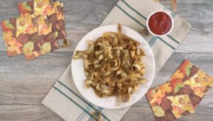 This is definitely a recipe for the resourceful type! With this delicious vegan air fried potato peels recipe, you'll never throw away potato peels again!